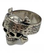 BOUNTY HUNTER×SAINT MICHAELバウンティハンター×セントマイケル）の古着「BH Ring Skull」｜シルバー