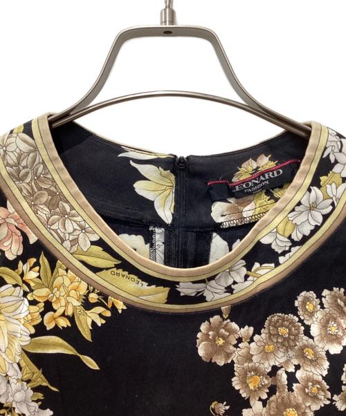 LEONARD FASHION（レオナールファッション）LEONARD FASHION (レオナールファッション) 半袖カットソー ブラック サイズ:不明の古着・服飾アイテム