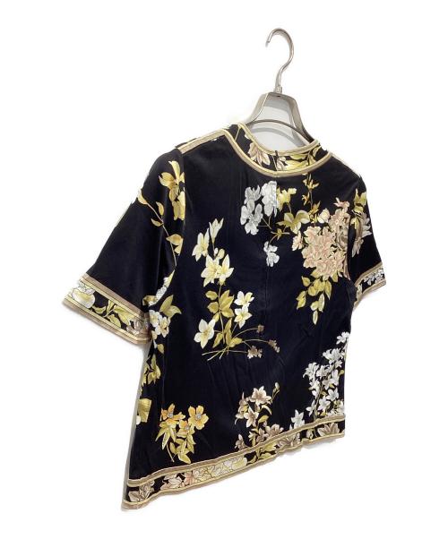 LEONARD FASHION（レオナールファッション）LEONARD FASHION (レオナールファッション) 半袖カットソー ブラック サイズ:不明の古着・服飾アイテム