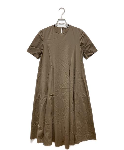 theory luxe（セオリーリュクス）theory luxe (セオリーリュクス) 半袖ワンピース ベージュ サイズ:38の古着・服飾アイテム