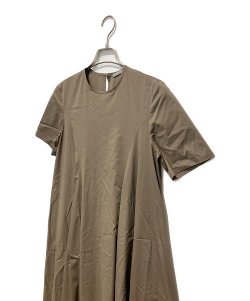 theory luxe（セオリーリュクス）theory luxe (セオリーリュクス) 半袖ワンピース ベージュ サイズ:38の古着・服飾アイテム