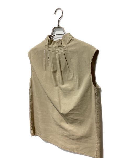 theory luxe（セオリーリュクス）theory luxe (セオリーリュクス) Lush Linen Shayne Blouse ベージュ サイズ:38の古着・服飾アイテム