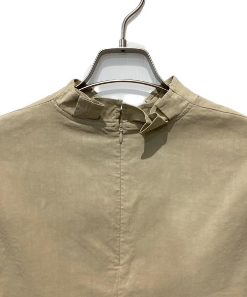 theory luxe（セオリーリュクス）theory luxe (セオリーリュクス) Lush Linen Shayne Blouse ベージュ サイズ:38の古着・服飾アイテム
