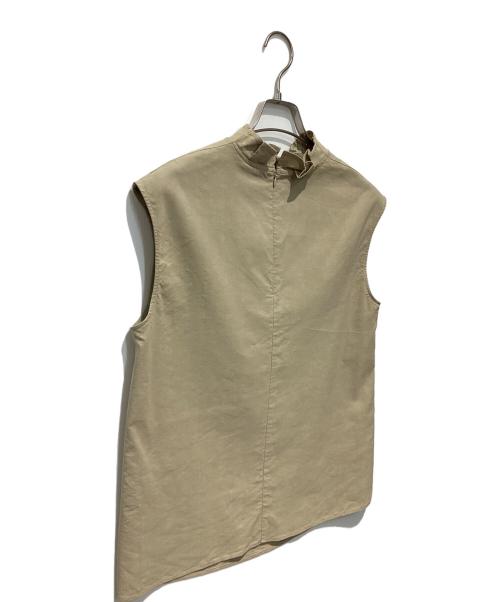 theory luxe（セオリーリュクス）theory luxe (セオリーリュクス) Lush Linen Shayne Blouse ベージュ サイズ:38の古着・服飾アイテム