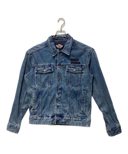 HARLEY-DAVIDSON（ハーレーダビッドソン）HARLEY-DAVIDSON (ハーレーダビッドソン) デニムジャケット ネイビー サイズ:Mの古着・服飾アイテム