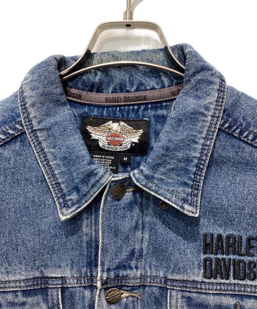 HARLEY-DAVIDSON（ハーレーダビッドソン）HARLEY-DAVIDSON (ハーレーダビッドソン) デニムジャケット ネイビー サイズ:Mの古着・服飾アイテム