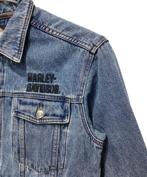 HARLEY-DAVIDSON（ハーレーダビッドソン）HARLEY-DAVIDSON (ハーレーダビッドソン) デニムジャケット ネイビー サイズ:Mの古着・服飾アイテム
