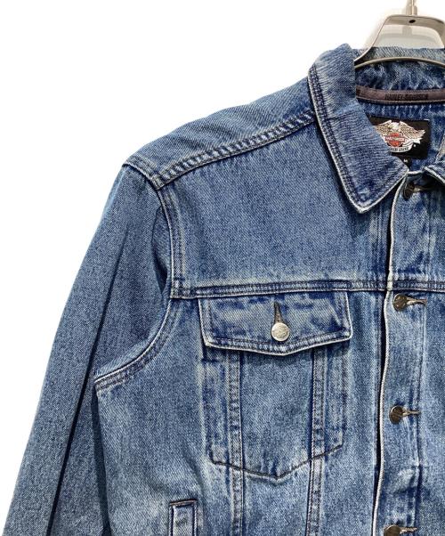 HARLEY-DAVIDSON（ハーレーダビッドソン）HARLEY-DAVIDSON (ハーレーダビッドソン) デニムジャケット ネイビー サイズ:Mの古着・服飾アイテム
