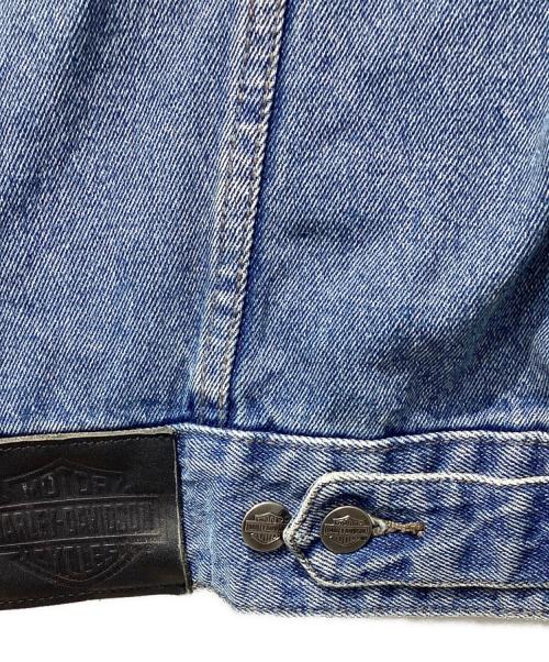 HARLEY-DAVIDSON（ハーレーダビッドソン）HARLEY-DAVIDSON (ハーレーダビッドソン) デニムジャケット ネイビー サイズ:Mの古着・服飾アイテム