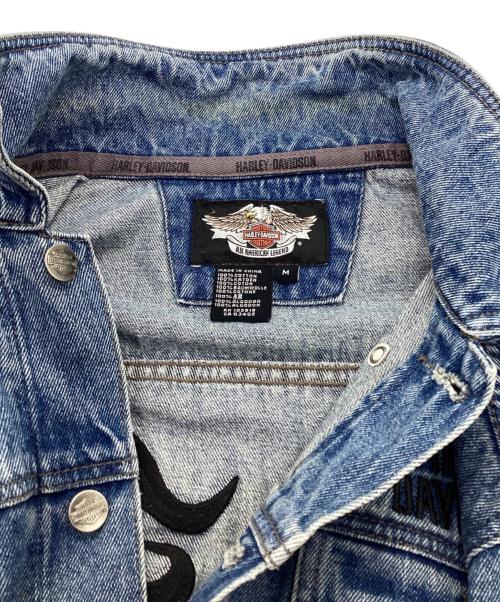 HARLEY-DAVIDSON（ハーレーダビッドソン）HARLEY-DAVIDSON (ハーレーダビッドソン) デニムジャケット ネイビー サイズ:Mの古着・服飾アイテム