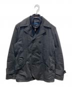 BURBERRY BLUE LABELバーバリー ブルー レーベル）の古着「レイヤードPコート」｜ブラック