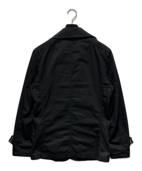 BURBERRY BLUE LABEL（バーバリー ブルー レーベル）BURBERRY BLUE LABEL (バーバリー ブルー レーベル) レイヤードPコート ブラック サイズ:Lの古着・服飾アイテム