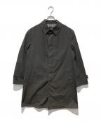 BURBERRY BLACK LABELバーバリーブラックレーベル）の古着「比翼 ステンカラーコート」｜グレー