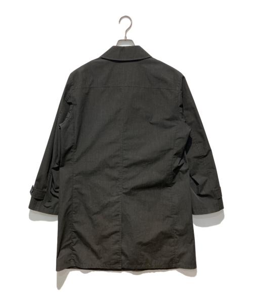 BURBERRY BLACK LABEL（バーバリーブラックレーベル）BURBERRY BLACK LABEL (バーバリーブラックレーベル) 比翼 ステンカラーコート グレー サイズ:Lの古着・服飾アイテム