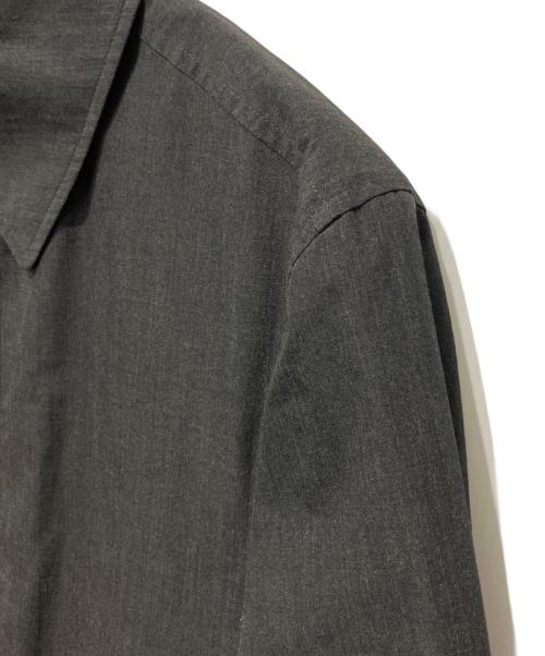 BURBERRY BLACK LABEL（バーバリーブラックレーベル）BURBERRY BLACK LABEL (バーバリーブラックレーベル) 比翼 ステンカラーコート グレー サイズ:Lの古着・服飾アイテム