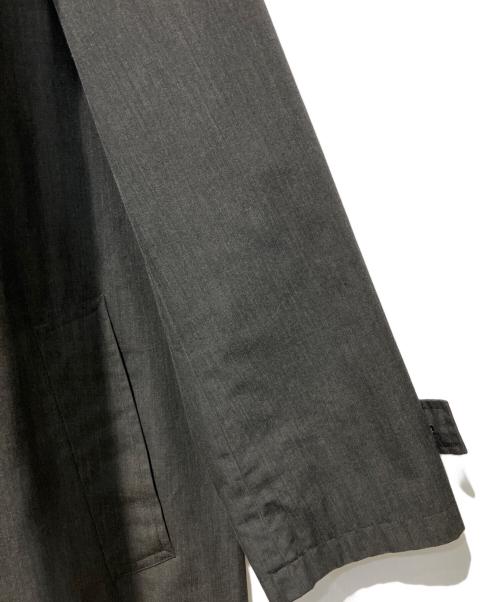 BURBERRY BLACK LABEL（バーバリーブラックレーベル）BURBERRY BLACK LABEL (バーバリーブラックレーベル) 比翼 ステンカラーコート グレー サイズ:Lの古着・服飾アイテム
