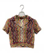 missoniミッソーニ）の古着「ポロシャツ」｜マルチカラー