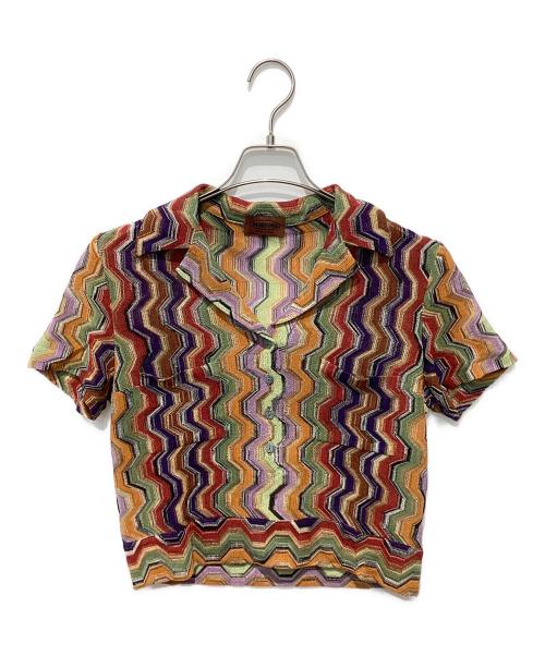 missoni（ミッソーニ）missoni (ミッソーニ) ポロシャツ マルチカラー サイズ:42の古着・服飾アイテム