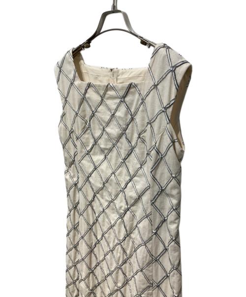 Sybilla（シビラ）Sybilla (シビラ) スピンテープ刺繍ドレス アイボリー サイズ:M 未使用品の古着・服飾アイテム