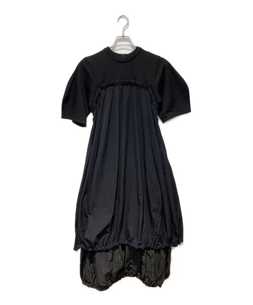 OMMO（オーエムエムオー）OMMO (オーエムエムオー) IRREGULAR PATTERN LAYERED OP ブラック サイズ:Freeの古着・服飾アイテム