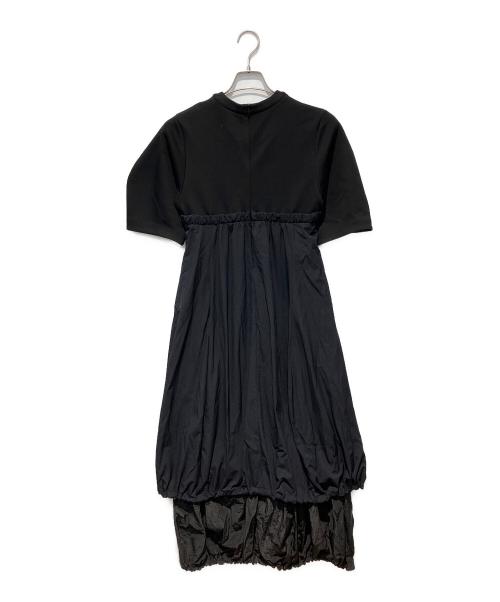 OMMO（オーエムエムオー）OMMO (オーエムエムオー) IRREGULAR PATTERN LAYERED OP ブラック サイズ:Freeの古着・服飾アイテム