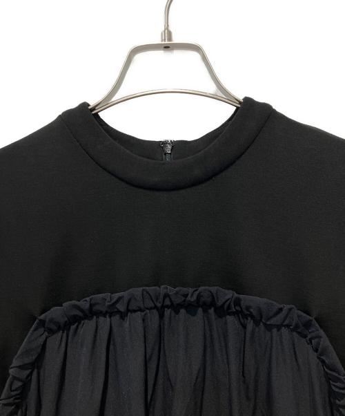 OMMO（オーエムエムオー）OMMO (オーエムエムオー) IRREGULAR PATTERN LAYERED OP ブラック サイズ:Freeの古着・服飾アイテム