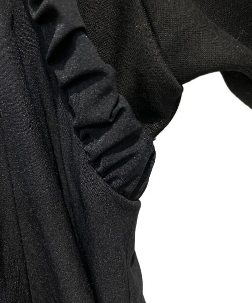OMMO（オーエムエムオー）OMMO (オーエムエムオー) IRREGULAR PATTERN LAYERED OP ブラック サイズ:Freeの古着・服飾アイテム