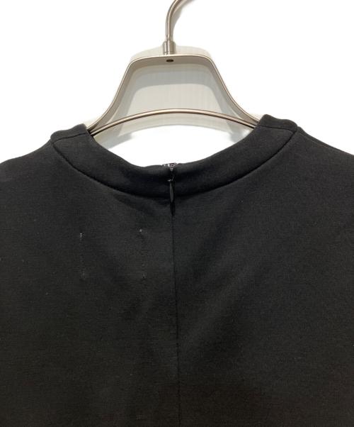 OMMO（オーエムエムオー）OMMO (オーエムエムオー) IRREGULAR PATTERN LAYERED OP ブラック サイズ:Freeの古着・服飾アイテム