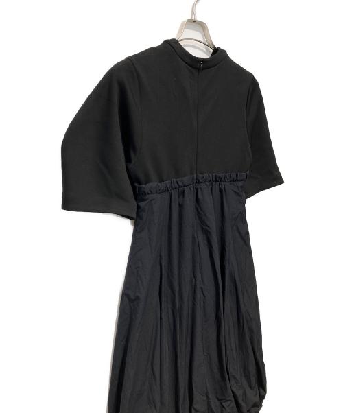 OMMO（オーエムエムオー）OMMO (オーエムエムオー) IRREGULAR PATTERN LAYERED OP ブラック サイズ:Freeの古着・服飾アイテム