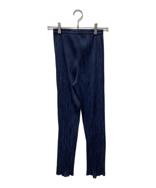 PLEATS PLEASE（プリーツプリーズ）PLEATS PLEASE (プリーツプリーズ) プリーツパンツ ネイビー サイズ:2の古着・服飾アイテム