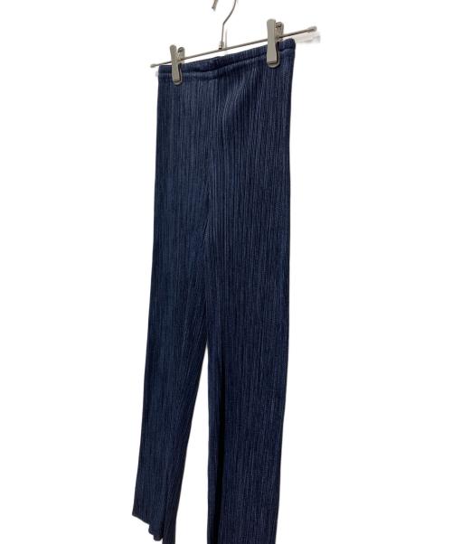PLEATS PLEASE（プリーツプリーズ）PLEATS PLEASE (プリーツプリーズ) プリーツパンツ ネイビー サイズ:2の古着・服飾アイテム