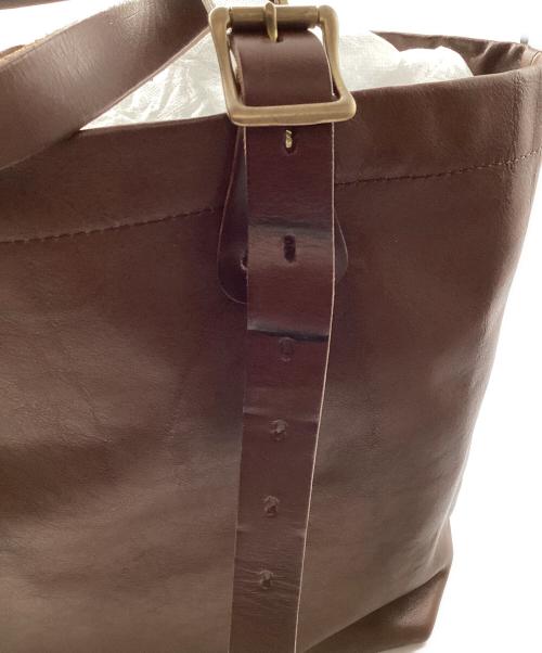SLOW（スロウ）SLOW (スロウ) rubono  レザートートバッグ ブラウンの古着・服飾アイテム