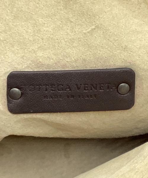 BOTTEGA VENETA（ボッテガベネタ）BOTTEGA VENETA (ボッテガベネタ) イントレチャートハンドバッグ ブラウンの古着・服飾アイテム