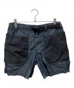 H.A.K.U MOUNTAIN SUPPLYハク マウンテン サプライ）の古着「HANDSFREE SHORTS」｜インディゴ