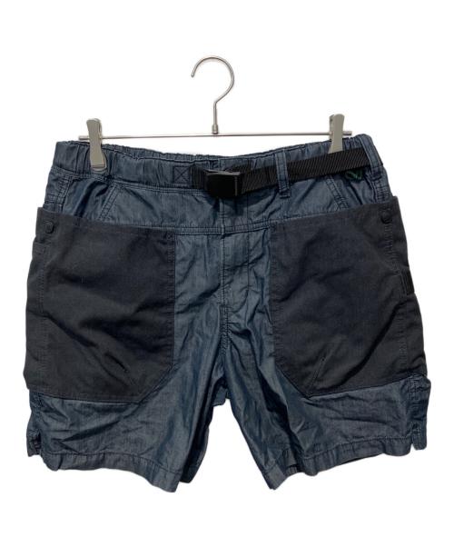 H.A.K.U MOUNTAIN SUPPLY（ハク マウンテン サプライ）H.A.K.U MOUNTAIN SUPPLY (ハク マウンテン サプライ) HANDSFREE SHORTS インディゴ サイズ:W83の古着・服飾アイテム