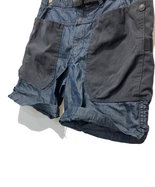H.A.K.U MOUNTAIN SUPPLY（ハク マウンテン サプライ）H.A.K.U MOUNTAIN SUPPLY (ハク マウンテン サプライ) HANDSFREE SHORTS インディゴ サイズ:W83の古着・服飾アイテム