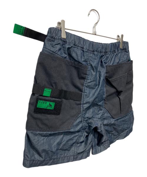 H.A.K.U MOUNTAIN SUPPLY（ハク マウンテン サプライ）H.A.K.U MOUNTAIN SUPPLY (ハク マウンテン サプライ) HANDSFREE SHORTS インディゴ サイズ:W83の古着・服飾アイテム