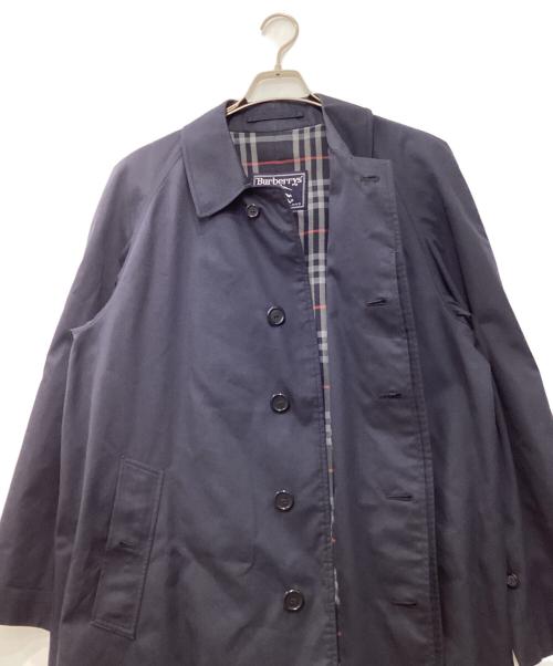 Burberry's（バーバリーズ）Burberry's (バーバリーズ) ステンカラーコート ネイビー サイズ:５０の古着・服飾アイテム