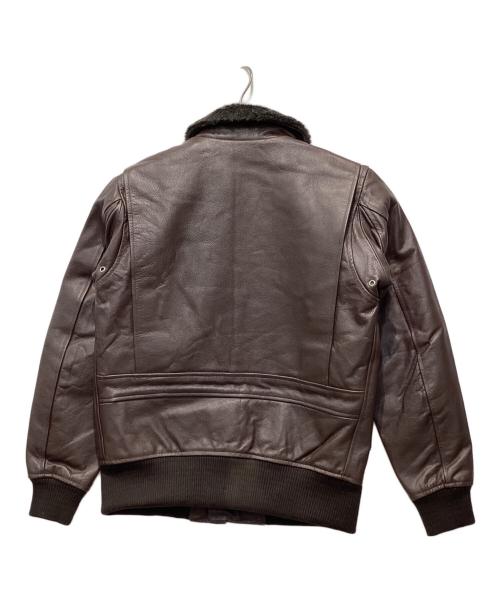 HORN WORKS（ホーンワークス）HORN WORKS (ホーンワークス) G-1 フライトジャケット ブラウン サイズ:LLの古着・服飾アイテム
