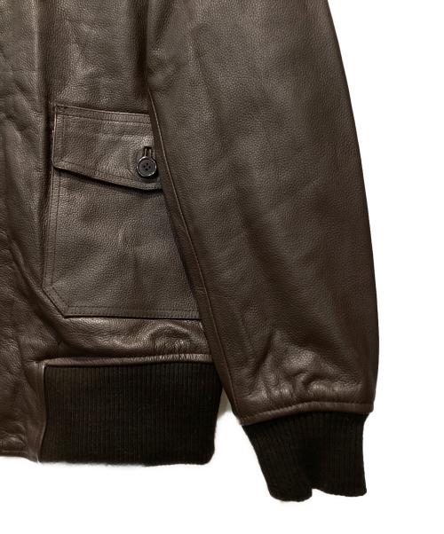 HORN WORKS（ホーンワークス）HORN WORKS (ホーンワークス) G-1 フライトジャケット ブラウン サイズ:LLの古着・服飾アイテム