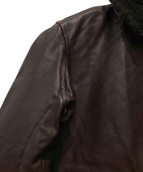 HORN WORKS（ホーンワークス）HORN WORKS (ホーンワークス) G-1 フライトジャケット ブラウン サイズ:LLの古着・服飾アイテム