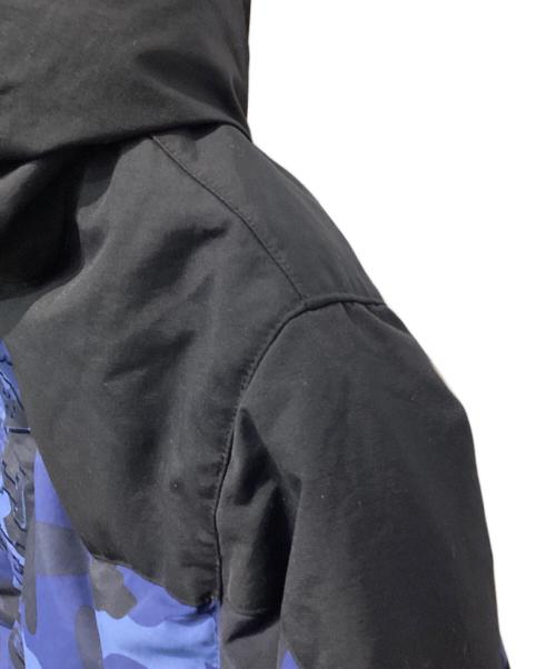 A BATHING APE（アベイシングエイプ）A BATHING APE (アベイシングエイプ) hoodie long down jacket ネイビー サイズ:Mの古着・服飾アイテム