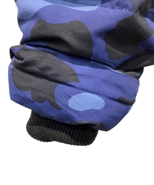 A BATHING APE（アベイシングエイプ）A BATHING APE (アベイシングエイプ) hoodie long down jacket ネイビー サイズ:Mの古着・服飾アイテム