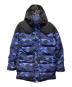 A BATHING APE（アベイシングエイプ）の古着「hoodie long down jacket」｜ネイビー