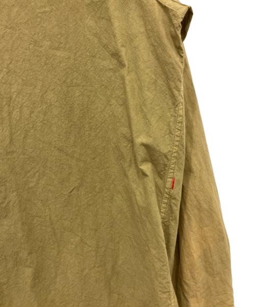 CASEY CASEY（ケーシーケーシー）CASEY CASEY (ケーシーケーシー) バンドカラーシャツ ベージュ サイズ:Mの古着・服飾アイテム