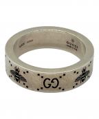 GUCCIグッチ）の古着「GG＆ビー モチーフリング」｜シルバー