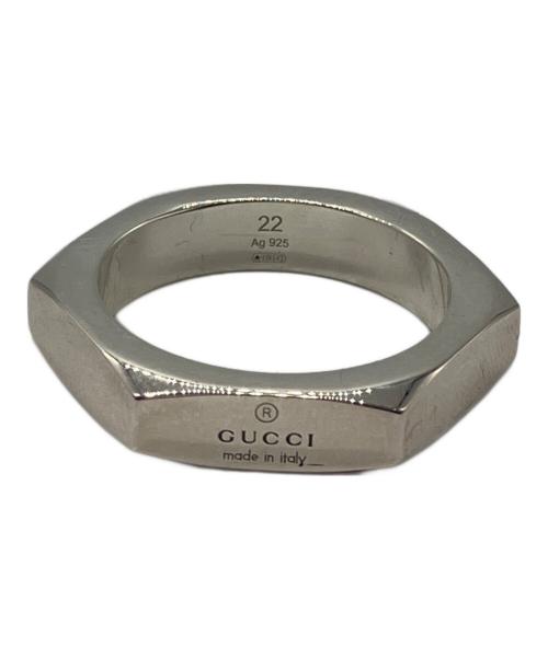 GUCCI（グッチ）GUCCI (グッチ) トレードマークヘキサゴンリング シルバー サイズ:22の古着・服飾アイテム