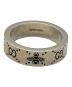 GUCCI (グッチ) GG＆ビー モチーフリング シルバー サイズ:18：17000円