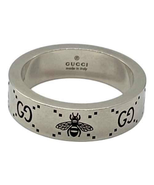 GUCCI（グッチ）GUCCI (グッチ) GG＆ビー モチーフリング シルバー サイズ:20の古着・服飾アイテム