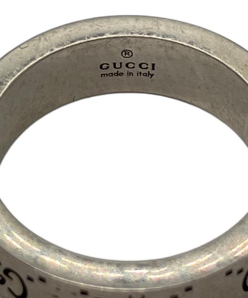 GUCCI（グッチ）GUCCI (グッチ) GG＆ビー モチーフリング シルバー サイズ:19の古着・服飾アイテム